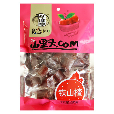 【天猫超市】华味亨 铁山楂300g*3袋 山楂 制品 蜜饯 休闲零食